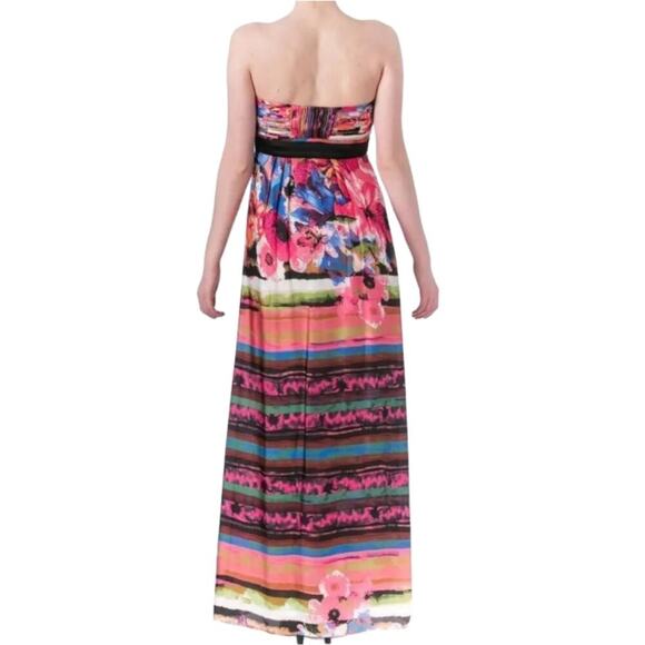Sue Wong Floral Maxi Dress Multicolor - Picture 2 of 16